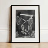 Hypnosis - Sascha Schneider Art Print / Canvas, 12x16’’ / 31x41cm / Black Frame / Matboard, Posters Prints & Visual Artwork, Toby Leon