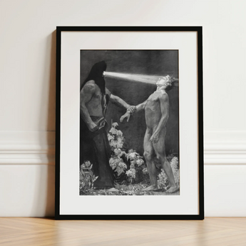 Hypnosis - Sascha Schneider Art Print / Canvas, 12x16’’ / 31x41cm / Black Frame / Matboard, Posters Prints & Visual Artwork, Toby Leon