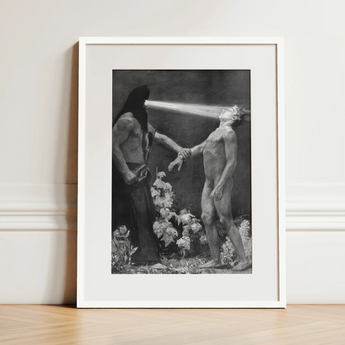 Hypnosis - Sascha Schneider Art Print / Canvas, 12x16’’ / 31x41cm / White Frame / Matboard, Posters Prints & Visual Artwork, Toby Leon