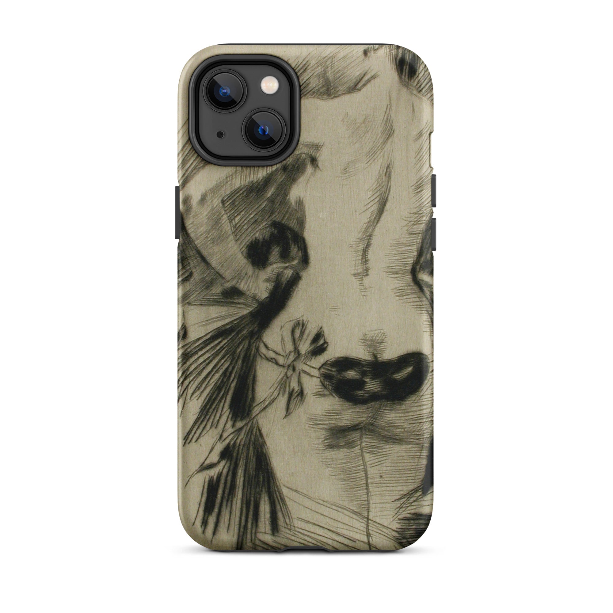 Hypocrisy - Felicien Rops Erotic Satire Iphone Case, 14 Plus / Matte, Iphone Case Abstract Sketch Design