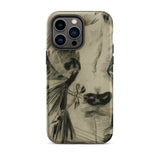 Hypocrisy - Felicien Rops Erotic Satire Iphone Case, 14 Pro Max / Matte, Iphone Case Sketch Art