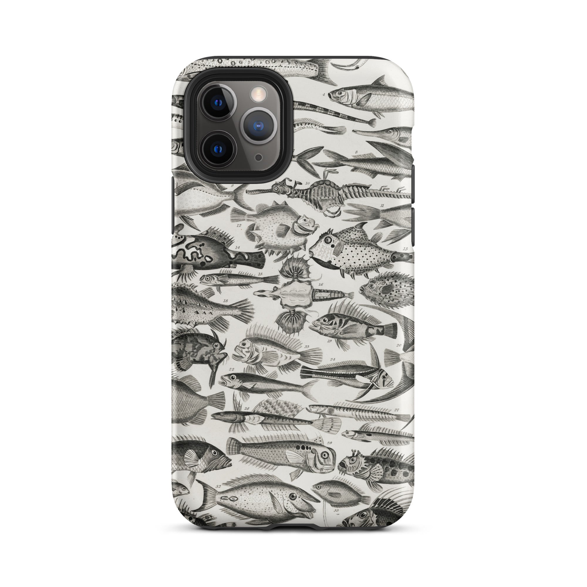 Ichthyology Oliver Goldsmith Iphone Case, 11 Pro / Matte, Fish Patterned Phone Case