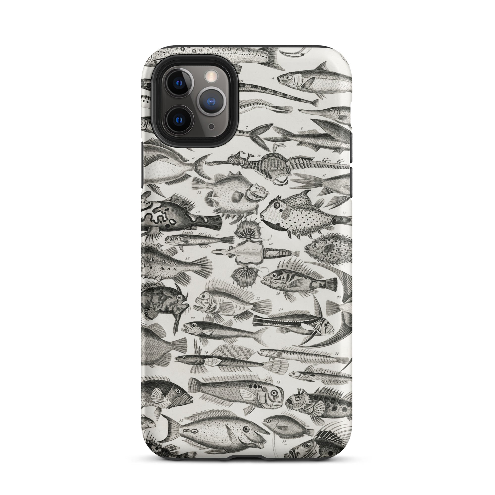 Ichthyology Oliver Goldsmith Iphone Case, 11 Pro Max / Matte, Fish Patterned Smartphone Case