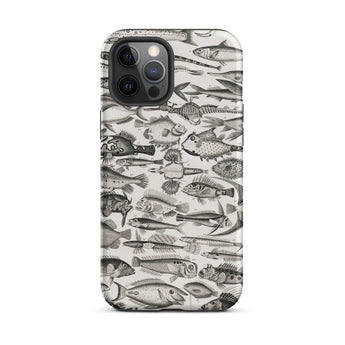 Ichthyology - Oliver Goldsmith Iphone Case, 12 Pro Max / Matte, Fish-patterned Iphone Case