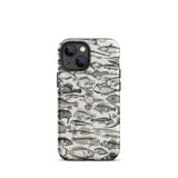 Ichthyology - Oliver Goldsmith Iphone Case, 13 Mini / Matte, Fish-patterned Phone Case