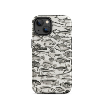 Ichthyology - Oliver Goldsmith Iphone Case, 14 / Matte, Fish-patterned Phone Case