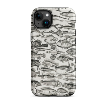 Ichthyology - Oliver Goldsmith Iphone Case, 15 Plus / Matte, Fish-patterned Phone Case