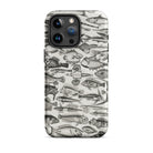 Ichthyology - Oliver Goldsmith Iphone Case, 15 Pro Max / Matte, Fish-patterned Phone Case