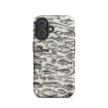 Ichthyology - Oliver Goldsmith Iphone Case, 16 / Matte, Fish-patterned Phone Case
