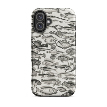 Ichthyology - Oliver Goldsmith Iphone Case, 16 Plus / Matte, Fish-patterned Phone Case