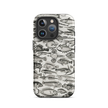 Ichthyology - Oliver Goldsmith Iphone Case, 16 Pro / Matte, Fish-patterned Phone Case