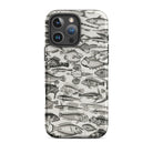 Ichthyology Oliver Goldsmith Iphone Case, 16 Pro Max / Matte, Fish Patterned Phone Case