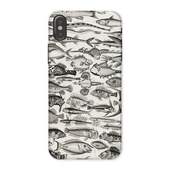 Ichthyology - Oliver Goldsmith Iphone Case, x / Matte, Fish-patterned Phone Case