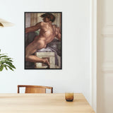 Ignudo - Michelangelo Male Nude Fresco Art Print / Canvas, Posters Prints & Visual Artwork, Toby Leon