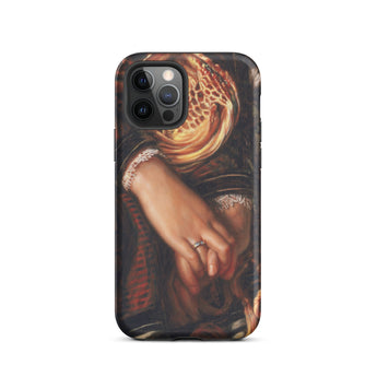 Il Dolce Far Niente - William Holman Hunt Phone Case Iphone 12 Pro / Matte Artistic Phone Case William Holman Hunt Flesh Meets Fabric