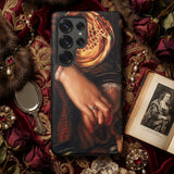 Il Dolce Far Niente - William Holman Hunt Phone Case Black Phone Case Detailed Classical Painting Clasped Hands William Holman Hunt Flesh
