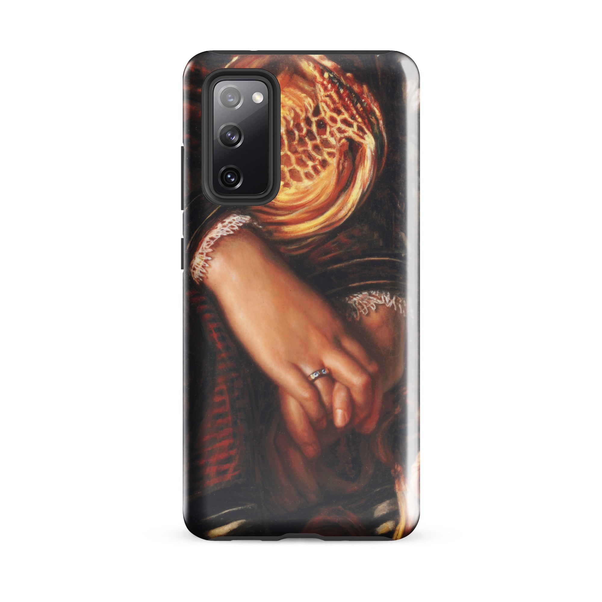 Il Dolce Far Niente William Holman Hunt Samsung Case, Galaxy S20 Fe / Gloss, Black Smartphone Case Classical Painting Hands