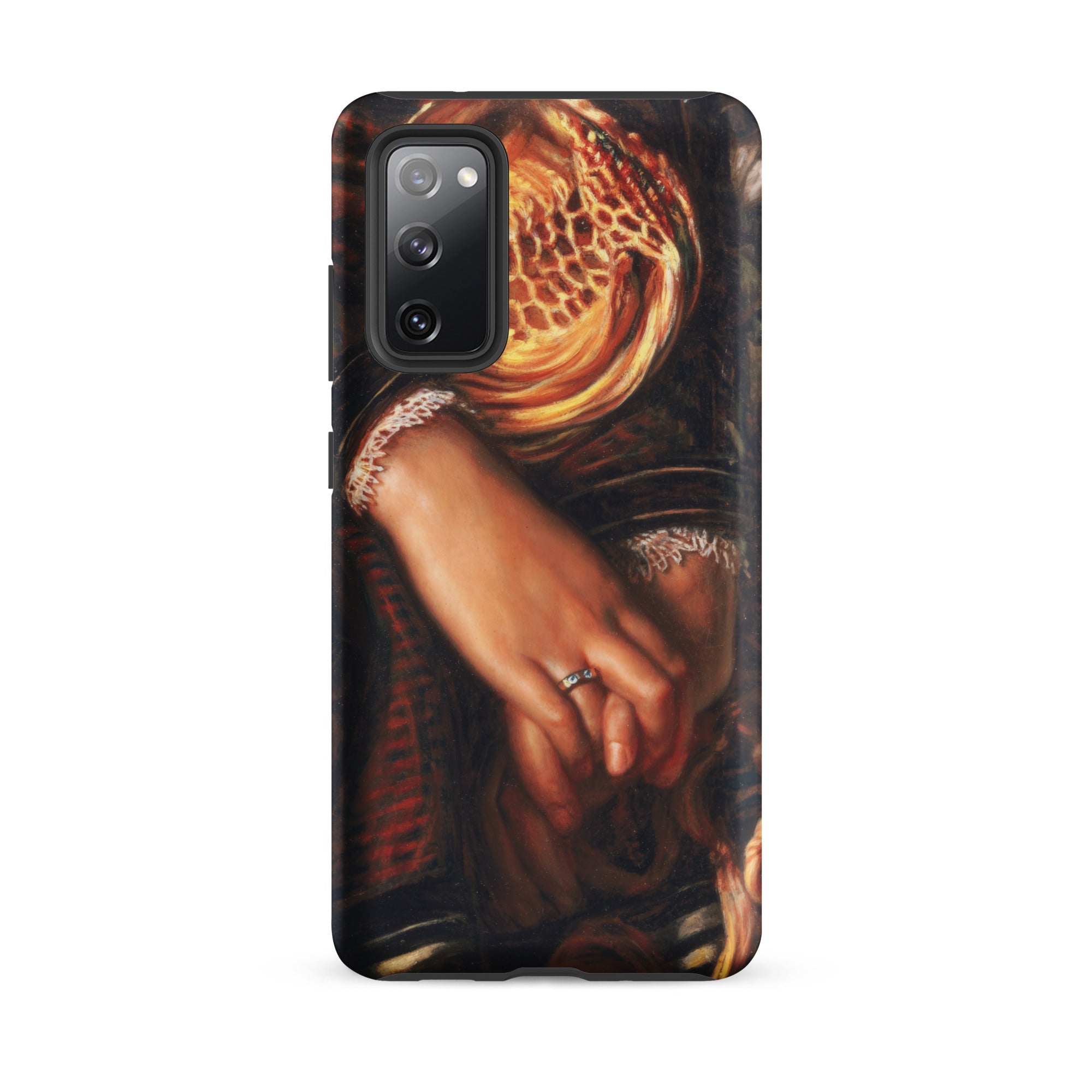 Il Dolce Far Niente William Holman Hunt Samsung Case, Galaxy S20 Fe / Matte, Black Phone Case Detailed Painting Person Intertwined Hands