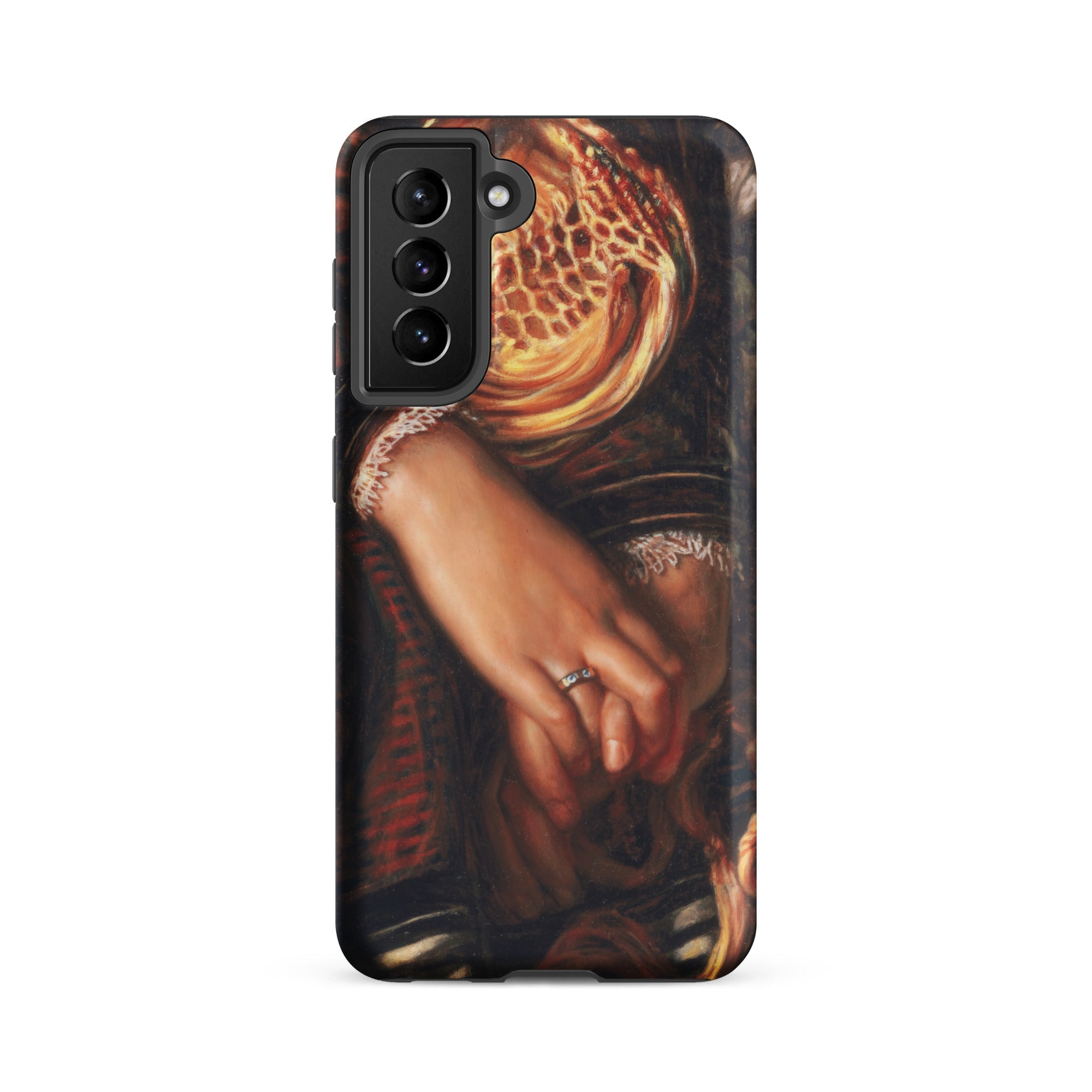 Il Dolce Far Niente William Holman Hunt Samsung Case, Galaxy S21 Fe / Matte, Smartphone Case Classical Painting Hands