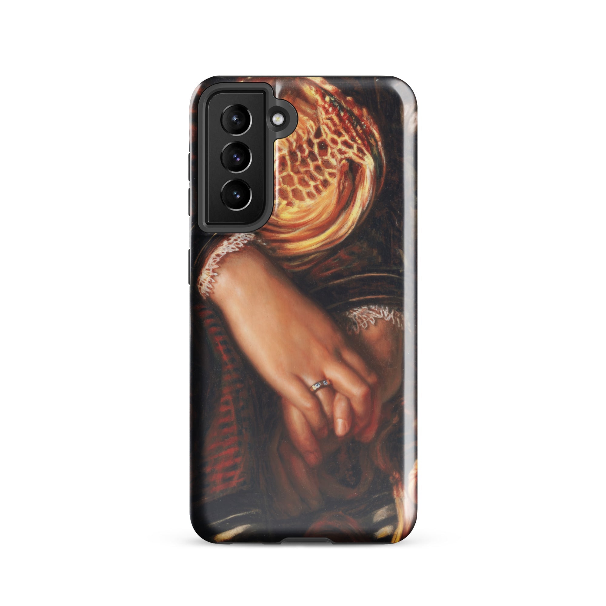 Il Dolce Far Niente William Holman Hunt Samsung Case, Galaxy S21 / Gloss, Smartphone Case Classical Painting Hand Ring