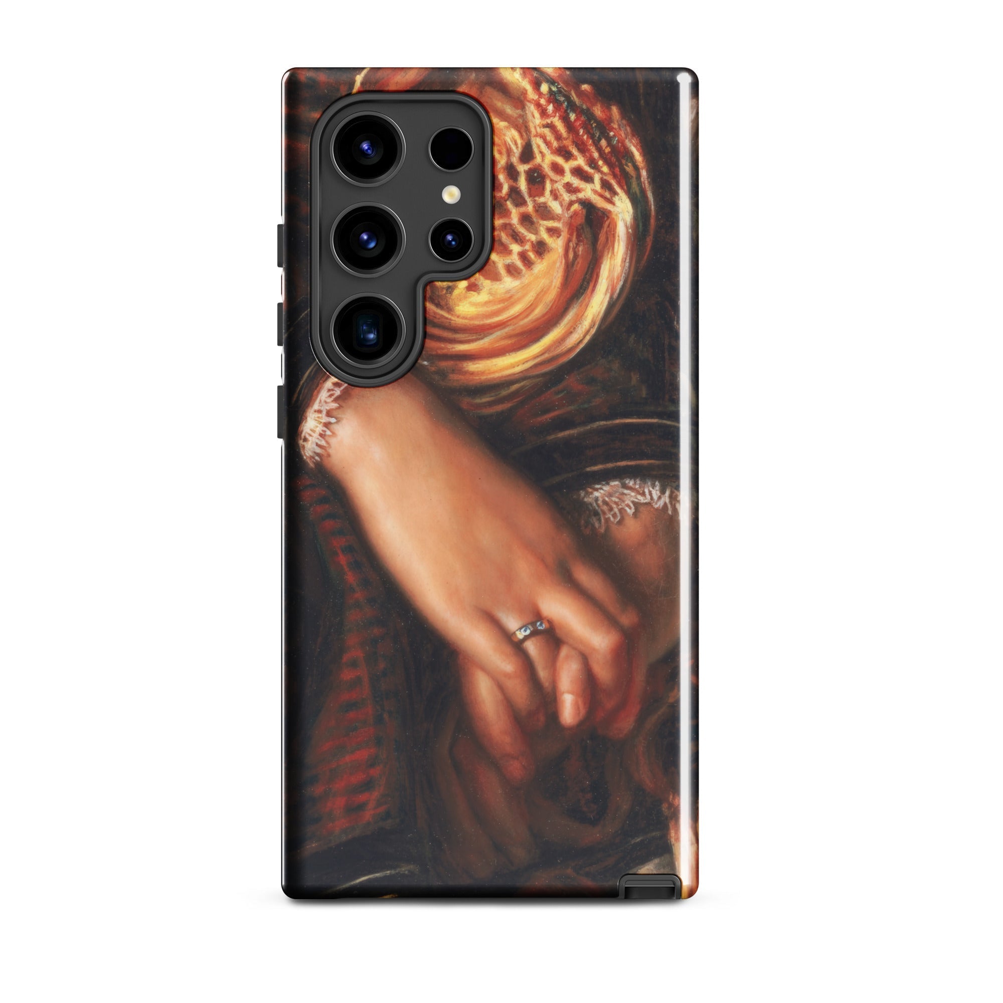 Il Dolce Far Niente William Holman Hunt Samsung Case, Galaxy S24 Ultra / Gloss, Smartphone Case Classical Painting Two Hands Clasped