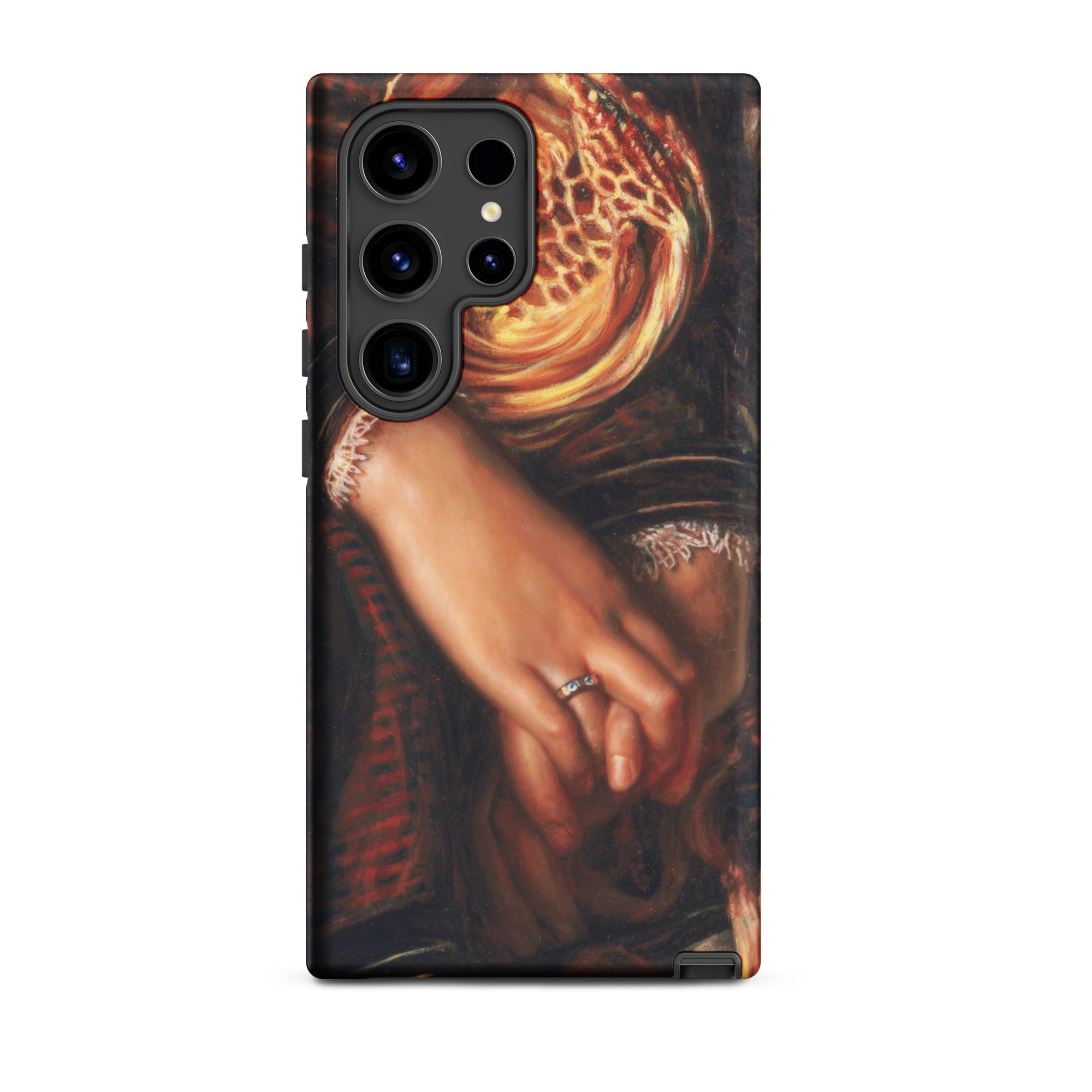 Il Dolce Far Niente William Holman Hunt Samsung Case, Galaxy S24 Ultra / Matte, Smartphone Case Classical Painting Two Hands Ring