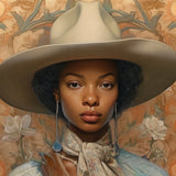 Imani - Schwarzes lesbisches Cowgirl Sapphic Kunstdruck / Leinwand, Poster Drucke & visuelle Kunstwerke, Toby Leon