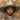 Wide-brimmed Off-white Hat Soft Slightly Textured Surface Subtle Black Lesbian Cowgirl, Elegant Outlaw Reminding, Sapphic Art