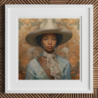 Imani - Black Lesbian Cowgirl Sapphic Art Print Posters Prints & Visual Artwork