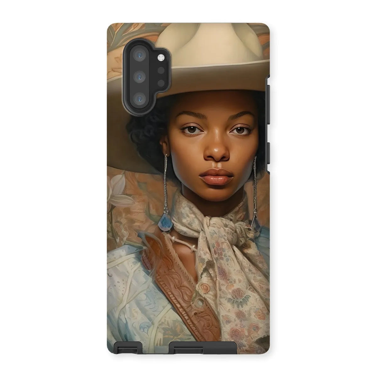 Imani The Lesbian Cowgirl - Sapphic Art Phone Case - Samsung Galaxy Note 10p / Matte - Mobile Phone Cases - Aesthetic