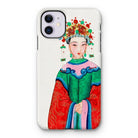 Imperial Princess - Manchu Fashion Iphone Case, 11 / Matte, Iphone Case Colorful Illustration Traditional Chinese Opera Character