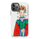 Imperial Princess - Manchu Fashion Iphone Case, 11 Pro / Matte, Phone Case Colorful Illustration Traditional Chinese Opera Character