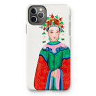 Imperial Princess - Manchu Fashion Iphone Case, 11 Pro Max / Matte, Phone Case Colorful Illustration Chinese Opera Character Traditional