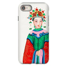 Imperial Princess - Manchu Fashion Iphone Case, 8 / Matte, Phone Case Colorful Illustration Traditional Chinese Opera Character
