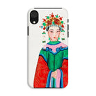 Imperial Princess - Manchu Fashion Iphone Case, Xr / Matte, Phone Case Colorful Illustration Chinese Opera Character Traditional