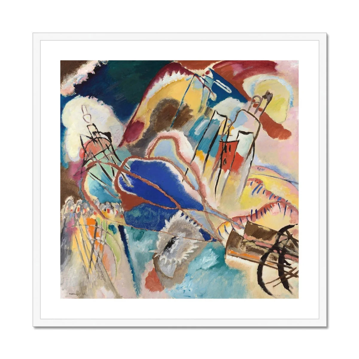 Improvisation No. 30 (cannons) - Wassily Kandinsky Art Print