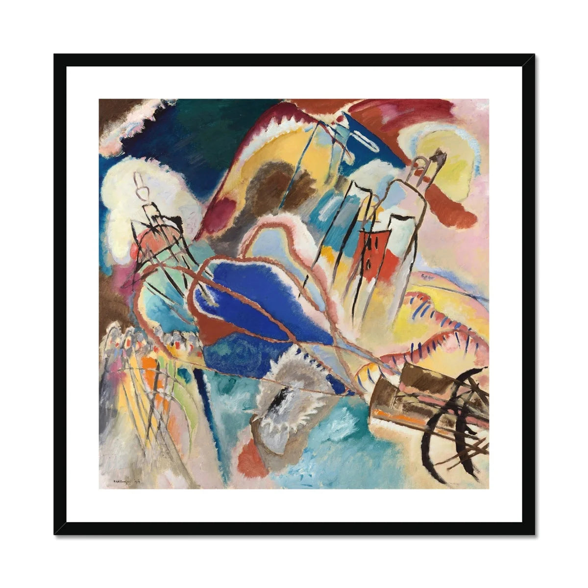 Improvisation No. 30 (cannons) - Wassily Kandinsky Art Print