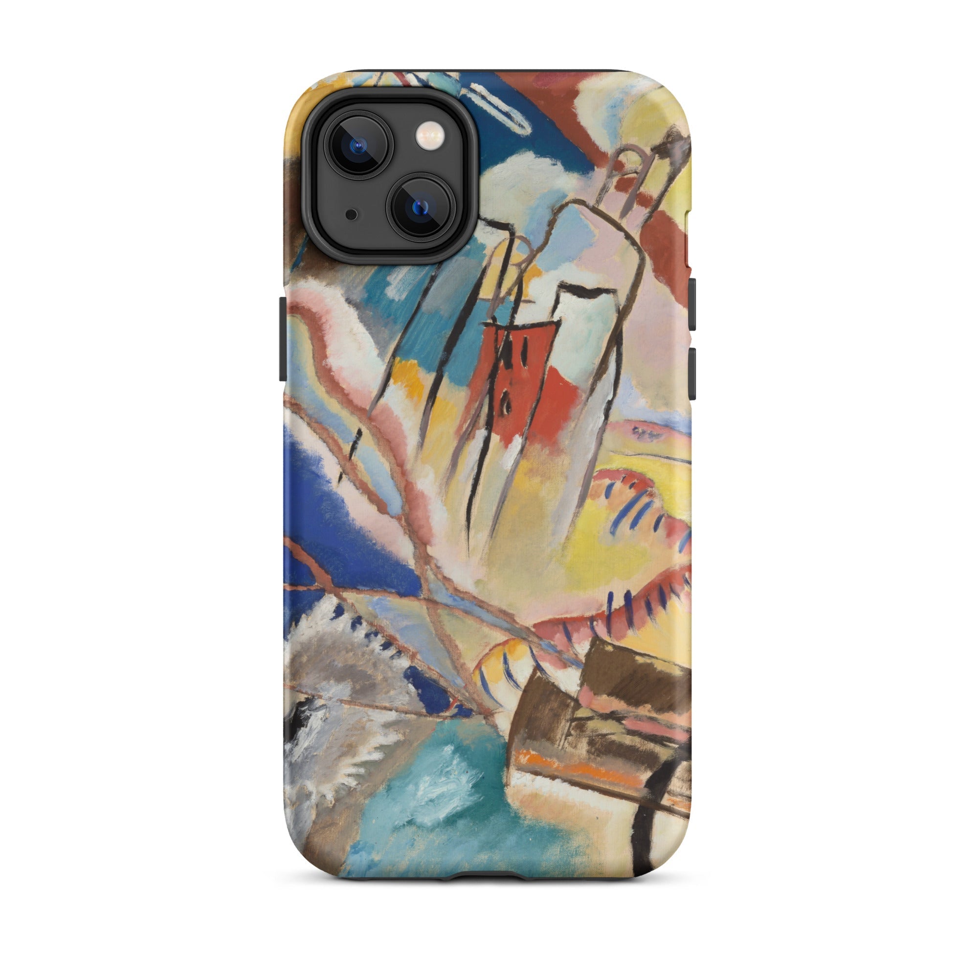 Improvisation No. 30 - Wassily Kandinsky Iphone Case, 14 Plus / Matte, Abstract Art Phone Case