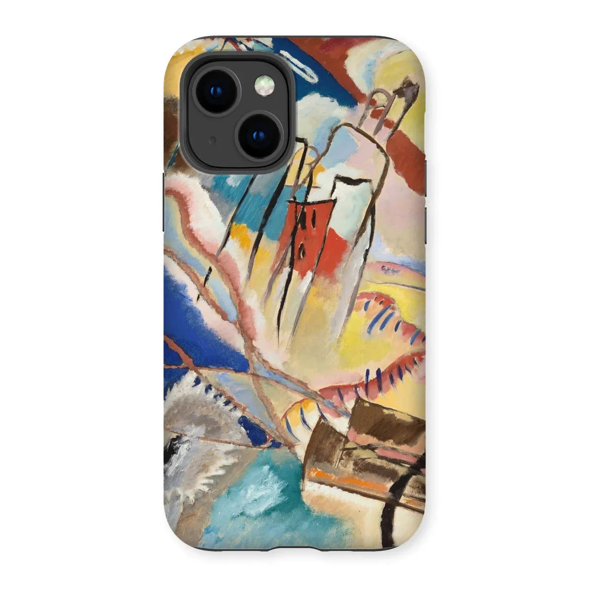 Improvisation No. 30 - Wassily Kandinsky Iphone Case, 14 / Matte, Kite-773075598, Phone Case Abstract Colorful Painting