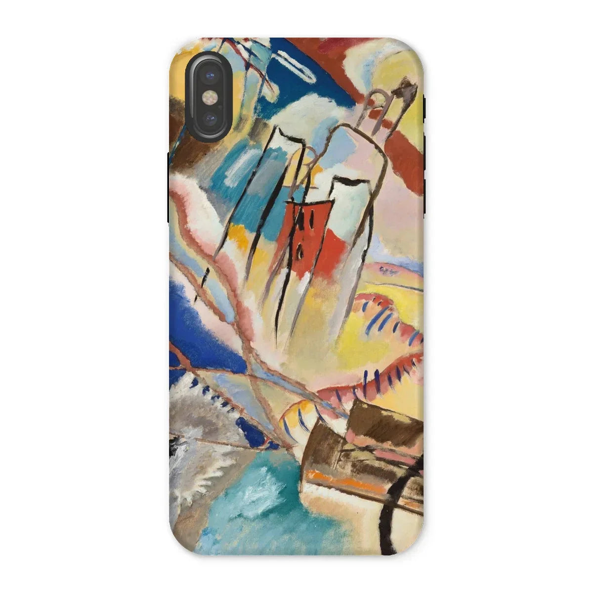 Improvisation No. 30 - Wassily Kandinsky Iphone Case, x / Matte, Phone Case Abstract Colorful Painting Geometric Shapes Brushstrokes