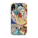 Improvisation No. 30 - Wassily Kandinsky Iphone Case, Xr / Matte, Abstract Art-inspired Phone Case Colorful Geometric Shapes Brushstrokes