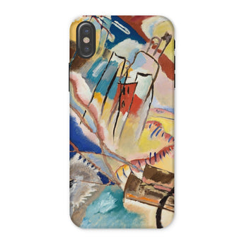 Improvisation No. 30 - Wassily Kandinsky Phone Case Iphone x / Matte Phone Case Abstract Colorful Painting Geometric Shapes Brushstrokes