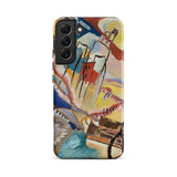 Improvisation No. 30 - Wassily Kandinsky Phone Case Samsung Galaxy S22 Plus / Matte Vibrant Abstract Phone Case Bold Strokes Red Yellow