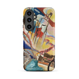 Improvisation No. 30 - Wassily Kandinsky Phone Case Samsung Galaxy S24 Plus / Matte Vibrant Abstract Phone Case Bold Strokes Blue Yellow
