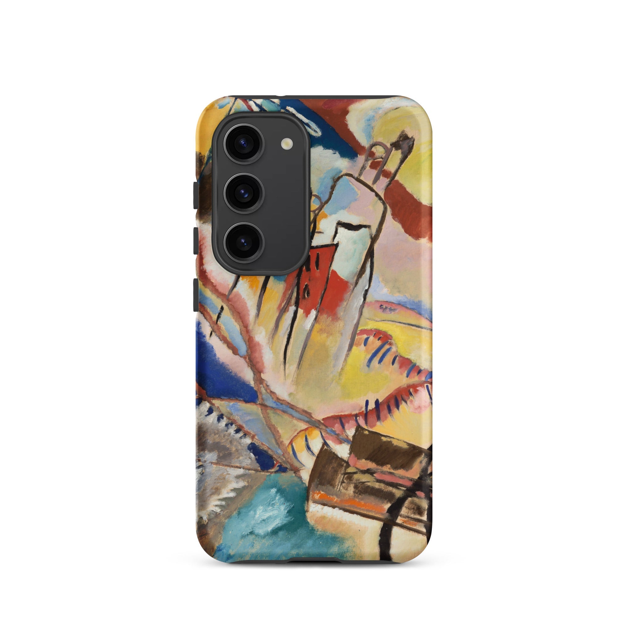 Improvisation No. 30 Wassily Kandinsky Samsung Case, Galaxy S23 / Matte, Smartphone Case Abstract Colorful Painting Design