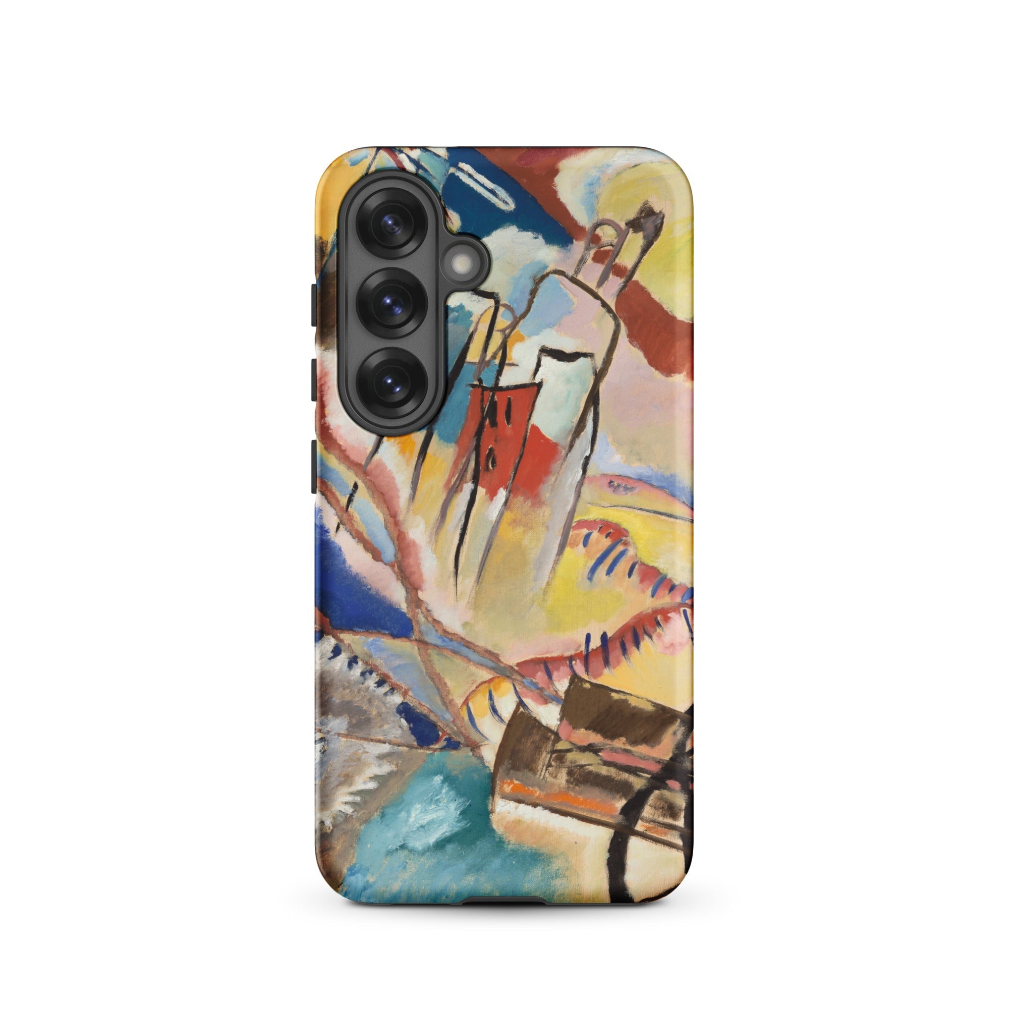 Improvisation No. 30 Wassily Kandinsky Samsung Case, Galaxy S25 / Matte, Protective Phone Case Abstract Colorful Art Print