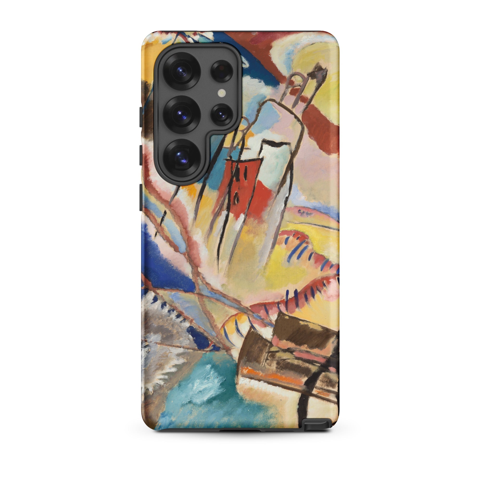 Improvisation No. 30 Wassily Kandinsky Samsung Case, Galaxy S25 Ultra / Matte, Smartphone Case Abstract Colorful Art Print Visible Camera