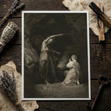 An Incantation - John Dixon Art Print, 12x16’’ / 31x41cm / Unframed / White Border, Posters Prints & Visual Artwork, Toby Leon