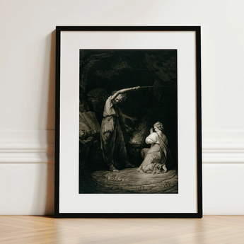 An Incantation - John Dixon Art Print / Canvas, 12x16’’ / 31x41cm / Black Frame / Matboard, Posters Prints & Visual Artwork, Toby Leon