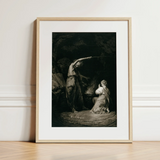 An Incantation - John Dixon Art Print / Canvas, 12x16’’ / 31x41cm / Natural Frame / Matboard, Posters Prints & Visual Artwork, Toby Leon